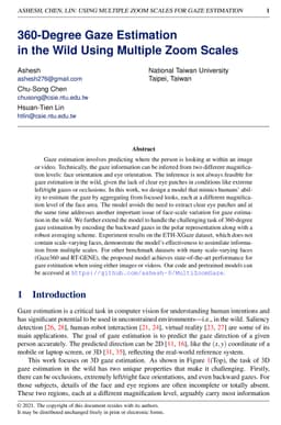360-Degree Gaze Estimation in the Wild Using Multiple Zoom Scales