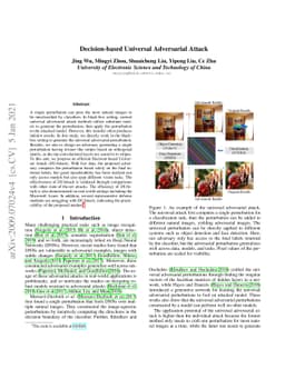 Decision-based Universal Adversarial Attack