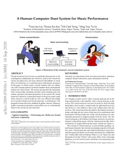 A Human-Computer Duet System for Music Performance