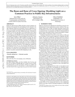 The Boon and Bane of Cross-Signing: Shedding Light on a Common Practice
  in Public Key Infrastructures