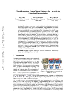 Multi-Resolution Graph Neural Network for Large-Scale Pointcloud
  Segmentation