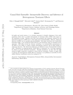 Causal Rule Ensemble: Interpretable Discovery and Inference of
  Heterogeneous Treatment Effects