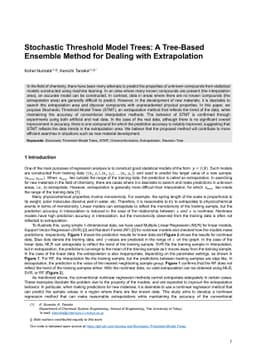 Stochastic Threshold Model Trees: A Tree-Based Ensemble Method for
  Dealing with Extrapolation