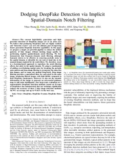 Dodging DeepFake Detection via Implicit Spatial-Domain Notch Filtering