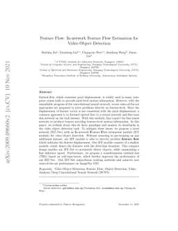 Feature Flow: In-network Feature Flow Estimation for Video Object
  Detection