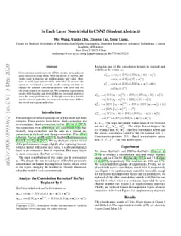 Is Each Layer Non-trivial in CNN?