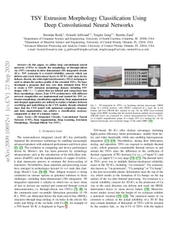 TSV Extrusion Morphology Classification Using Deep Convolutional Neural
  Networks