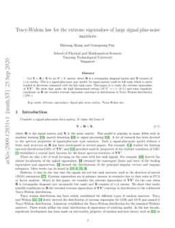 Tracy-Widom law for the extreme eigenvalues of large signal-plus-noise
  matrices