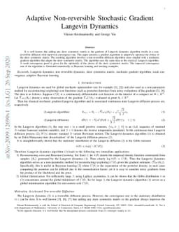 Adaptive Non-reversible Stochastic Gradient Langevin Dynamics