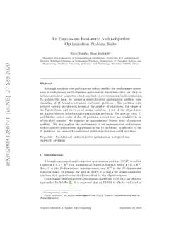 An Easy-to-use Real-world Multi-objective Optimization Problem Suite