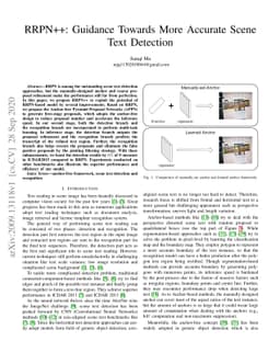 RRPN++: Guidance Towards More Accurate Scene Text Detection