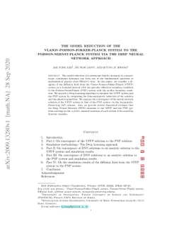 The model reduction of the Vlasov-Poisson-Fokker-Planck system to the
  Poisson-Nernst-Planck system via the Deep Neural Network Approach