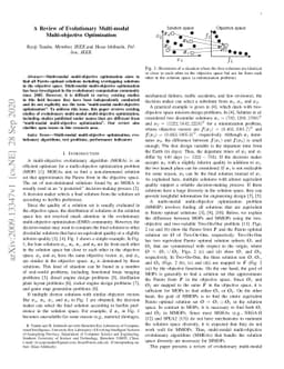 A Review of Evolutionary Multi-modal Multi-objective Optimization