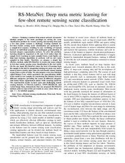 RS-MetaNet: Deep meta metric learning for few-shot remote sensing scene
  classification