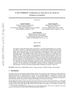 CAT STREET: Chronicle Archive of Tokyo Street-fashion