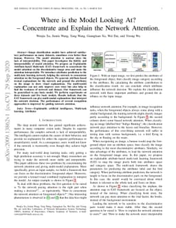 Where is the Model Looking At?--Concentrate and Explain the Network
  Attention