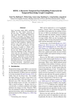 RTFE: A Recursive Temporal Fact Embedding Framework for Temporal
  Knowledge Graph Completion