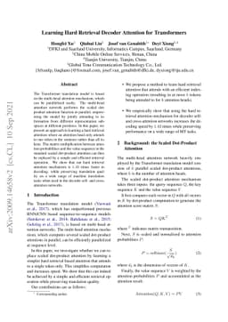 Learning Hard Retrieval Decoder Attention for Transformers