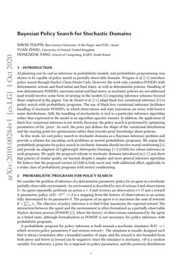Bayesian Policy Search for Stochastic Domains