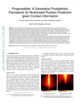 PrognoseNet: A Generative Probabilistic Framework for Multimodal
  Position Prediction given Context Information