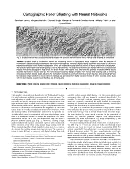 Cartographic Relief Shading with Neural Networks