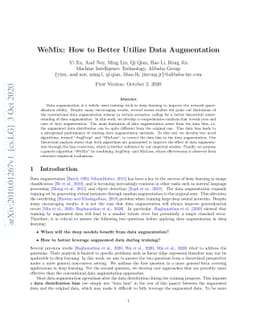 WeMix: How to Better Utilize Data Augmentation