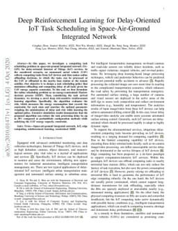 Deep Reinforcement Learning for Delay-Oriented IoT Task Scheduling in
  Space-Air-Ground Integrated Network