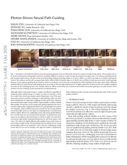Photon-Driven Neural Path Guiding