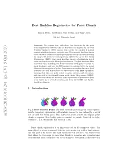 Best Buddies Registration for Point Clouds