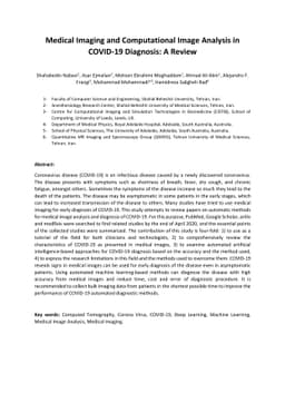 Medical Imaging and Computational Image Analysis in COVID-19 Diagnosis:
  A Review