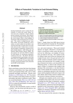 Effects of Naturalistic Variation in Goal-Oriented Dialog