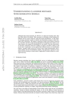 Understanding Classifier Mistakes with Generative Models
