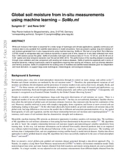 Global soil moisture from in-situ measurements using machine learning --
  SoMo.ml