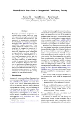 On the Role of Supervision in Unsupervised Constituency Parsing