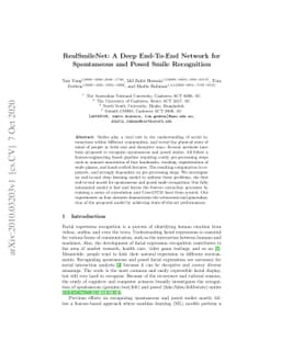 RealSmileNet: A Deep End-To-End Network for Spontaneous and Posed Smile
  Recognition