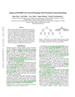 Improved POMDP Tree Search Planning with Prioritized Action Branching