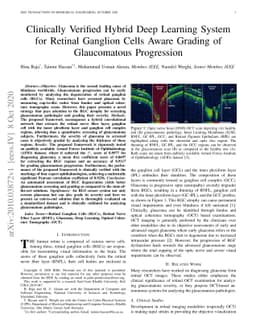 Clinically Verified Hybrid Deep Learning System for Retinal Ganglion
  Cells Aware Grading of Glaucomatous Progression