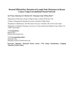 Boosted EfficientNet: Detection of Lymph Node Metastases in Breast
  Cancer Using Convolutional Neural Network