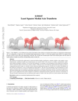 LSMAT Least Squares Medial Axis Transform