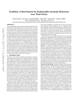 Exathlon: A Benchmark for Explainable Anomaly Detection over Time Series
