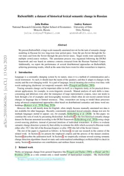 RuSemShift: a dataset of historical lexical semantic change in Russian