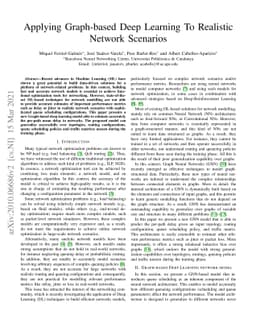 Applying Graph-based Deep Learning To Realistic Network Scenarios