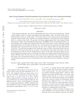 Solar Coronal Magnetic Field Extrapolation from Synchronic Data with
  AI-generated Farside