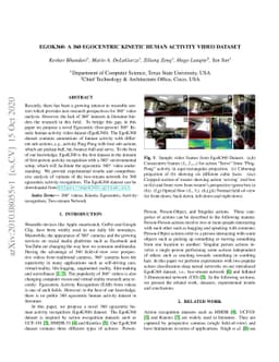 Egok360: A 360 Egocentric Kinetic Human Activity Video Dataset