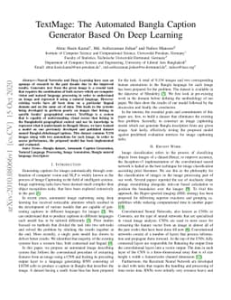 TextMage: The Automated Bangla Caption Generator Based On Deep Learning