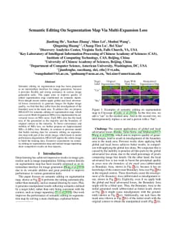 Semantic Editing On Segmentation Map Via Multi-Expansion Loss