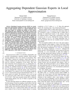Aggregating Dependent Gaussian Experts in Local Approximation