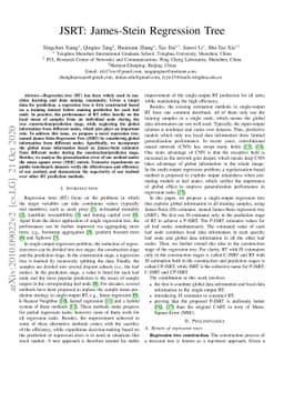 JSRT: James-Stein Regression Tree