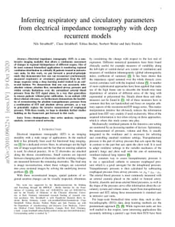 Inferring respiratory and circulatory parameters from electrical
  impedance tomography with deep recurrent models