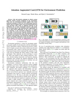 Attention Augmented ConvLSTM for Environment Prediction